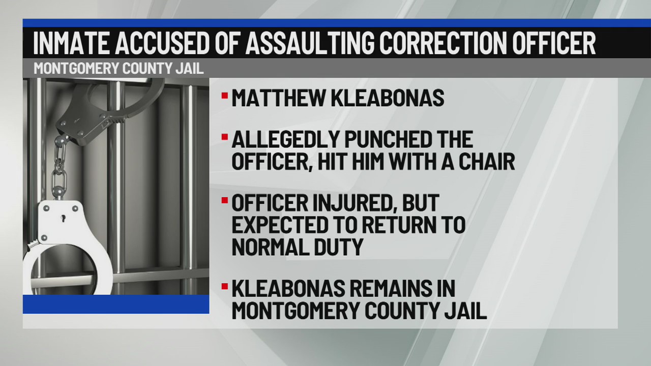 Police: Correction officer assaulted in Montgomery County Jail – NEWS10 ABC