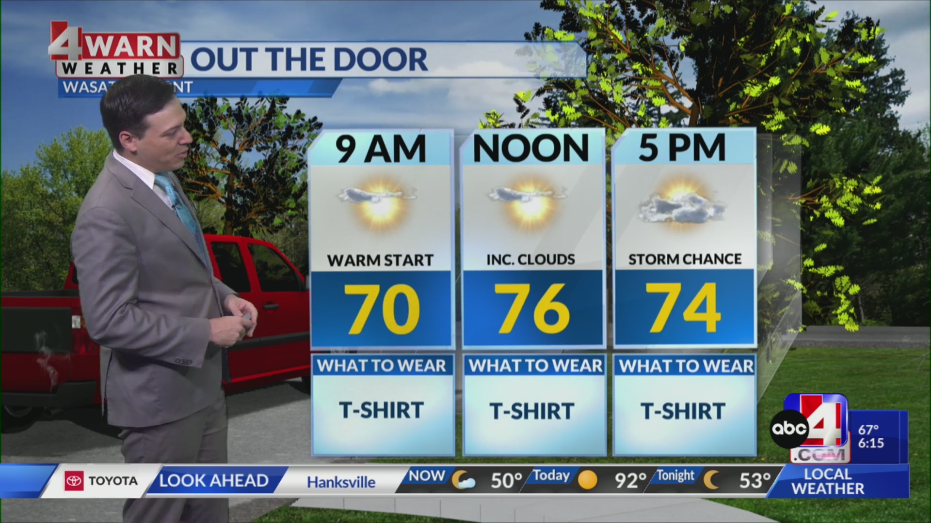 Chance of thunderstorms with afternoon cold front – ABC4 Utah