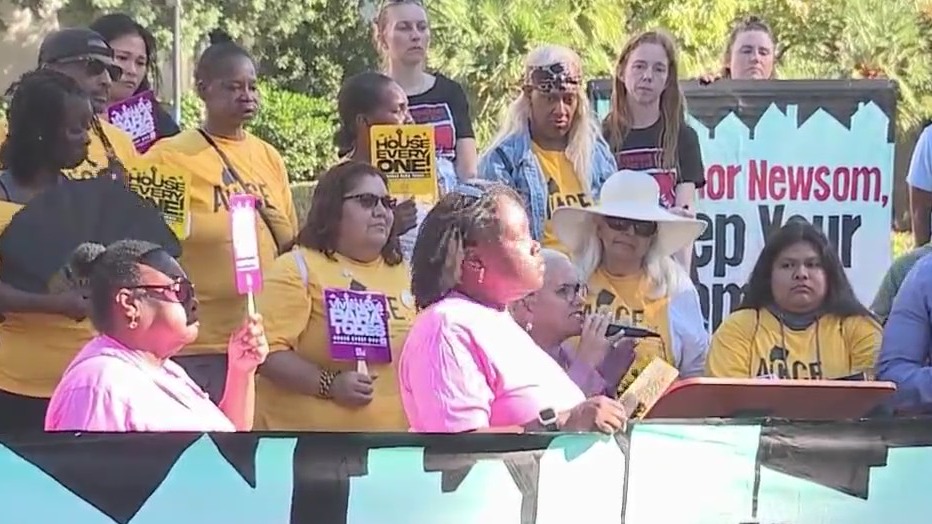 Protest staged in support of more affordable housing – FOX40 News
