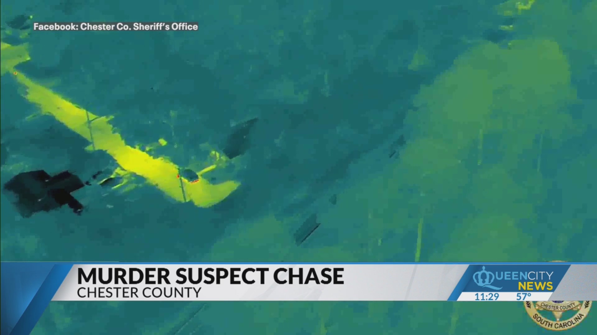 Chester County murder suspect caught with infrared camera – Queen City News