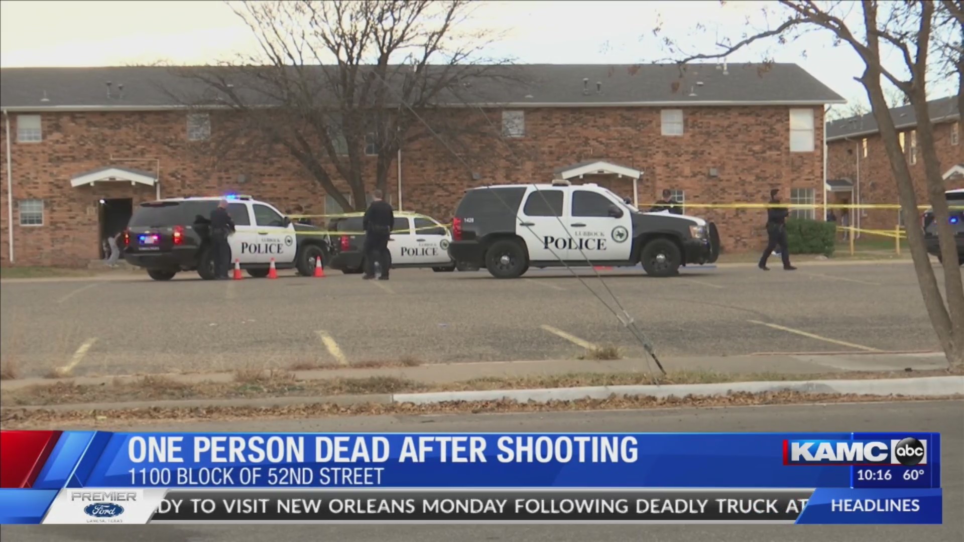 1 person dead after shooting in 1100 block of 52nd, LPD said – KLBK ...