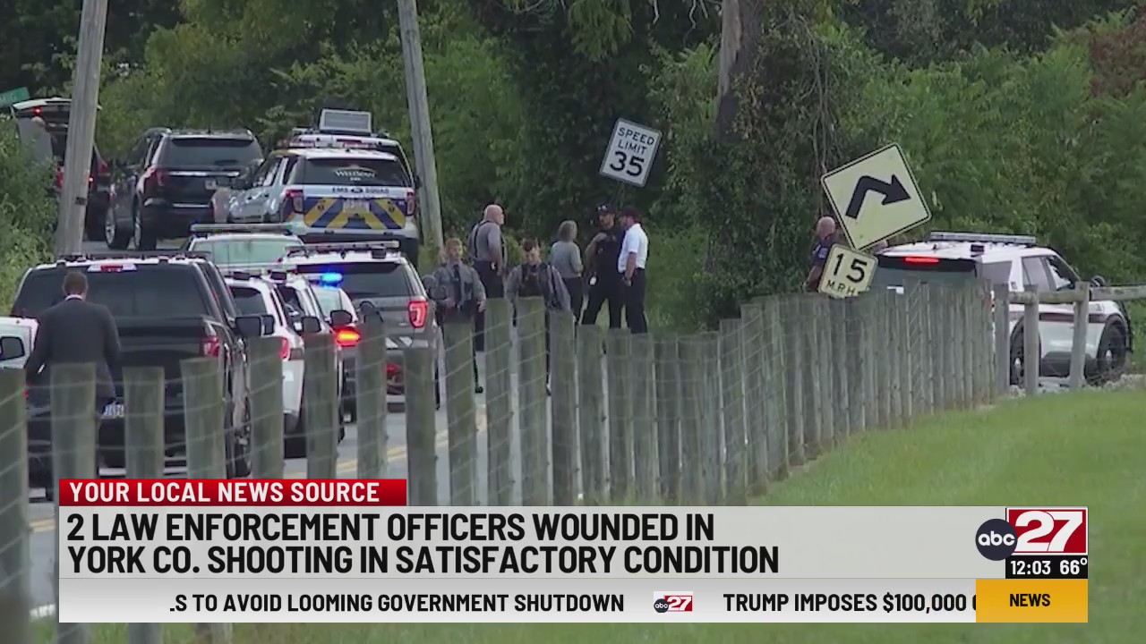 2 law enforcement officers wounded in York County shooting now in ...