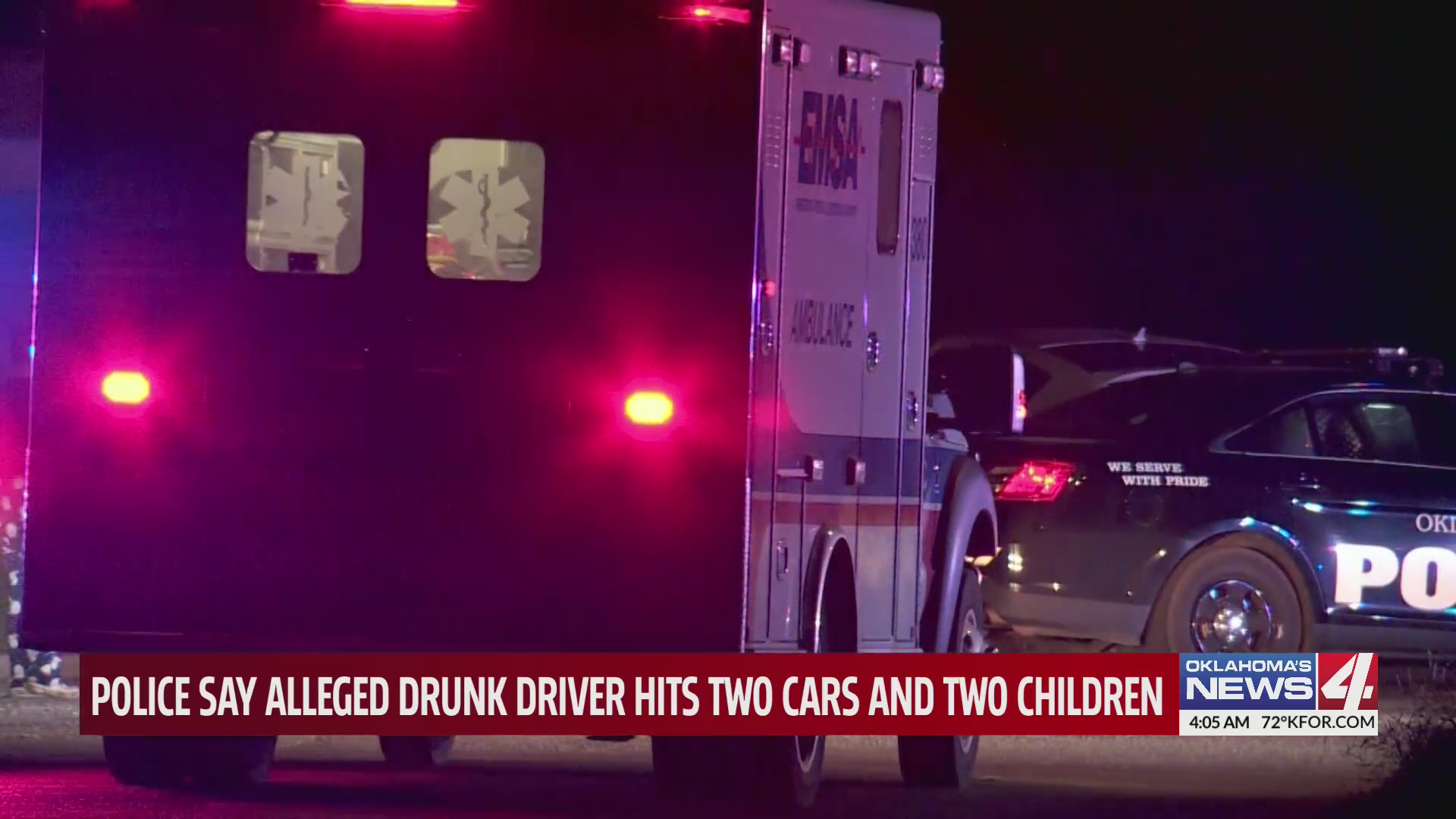 OKC family shocked after two kids hit by suspected drunk driver – KFOR ...