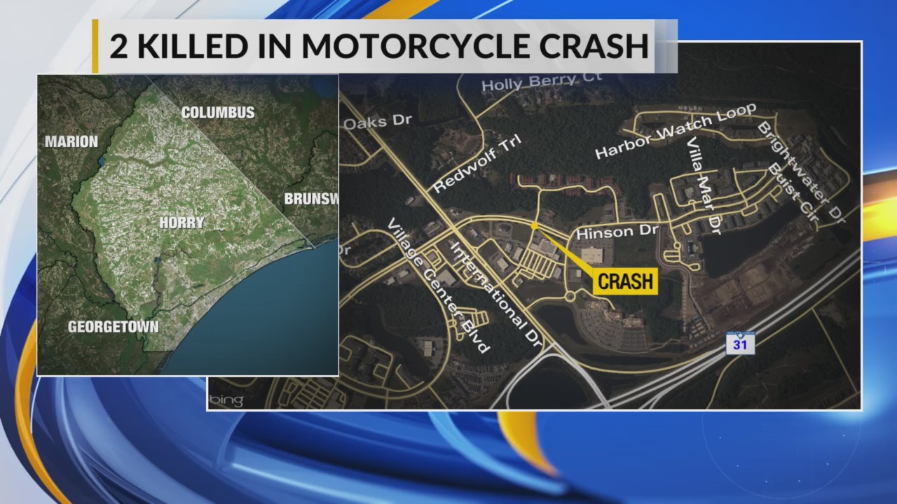 Horry County motorcycle crash leaves 2 dead – WBTW