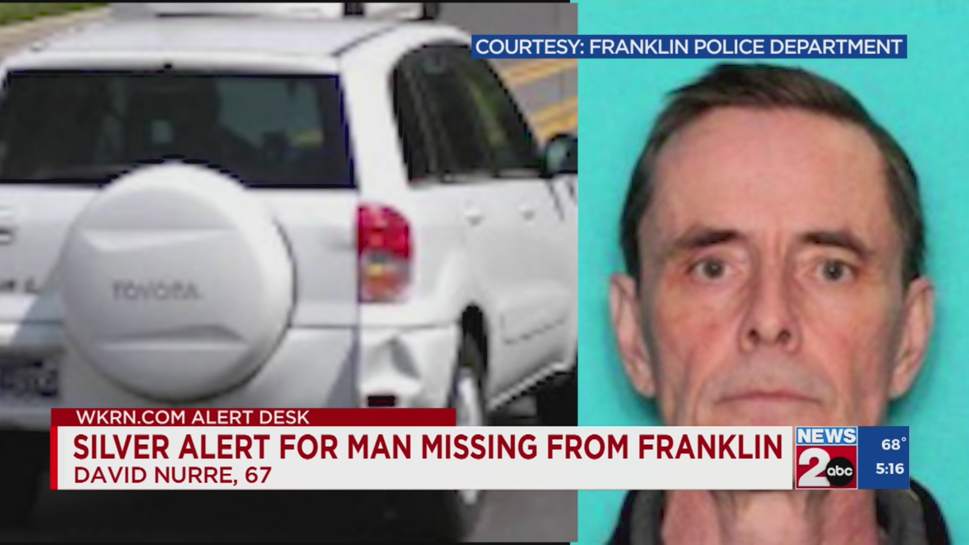 TBI issues Silver Alert for missing Williamson County man – WKRN News 2