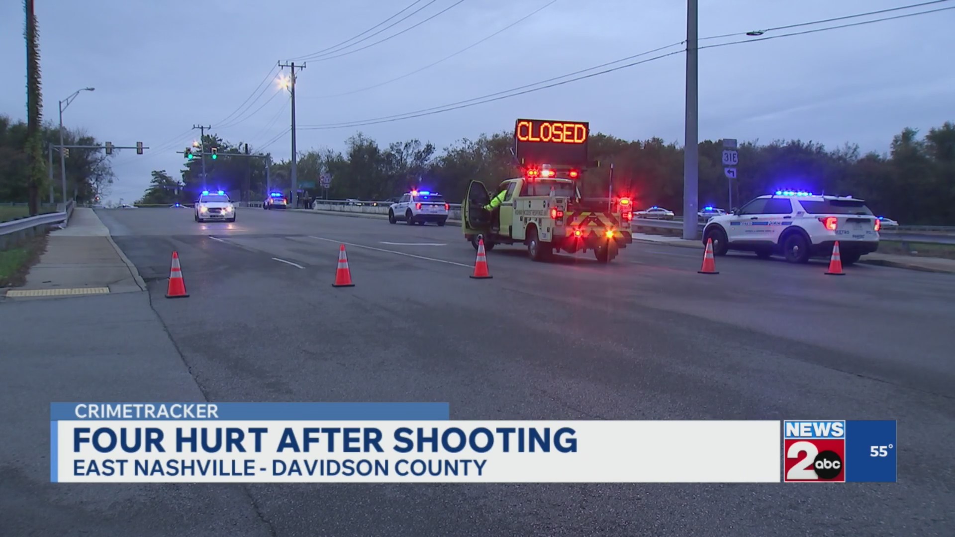 Police: 4 injured after shooting in East Nashville – WKRN News 2