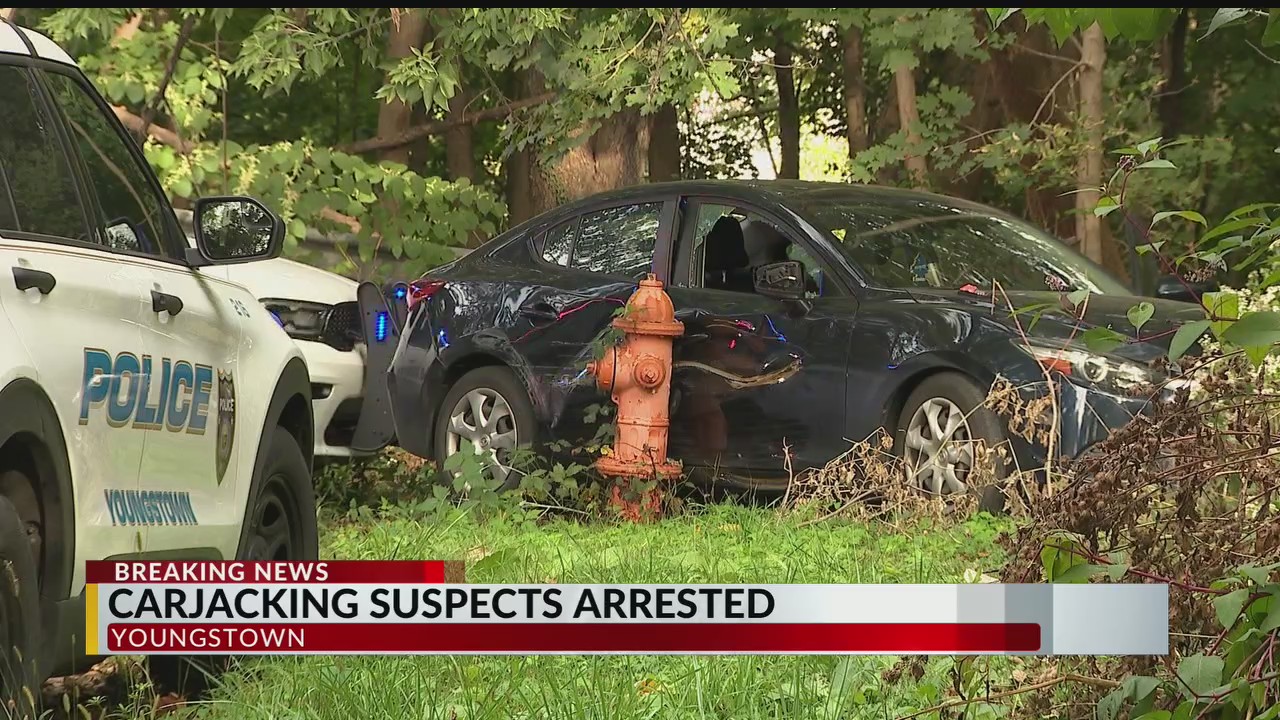 4 arrested in carjacking turned chase with multiple crashes: Police ...
