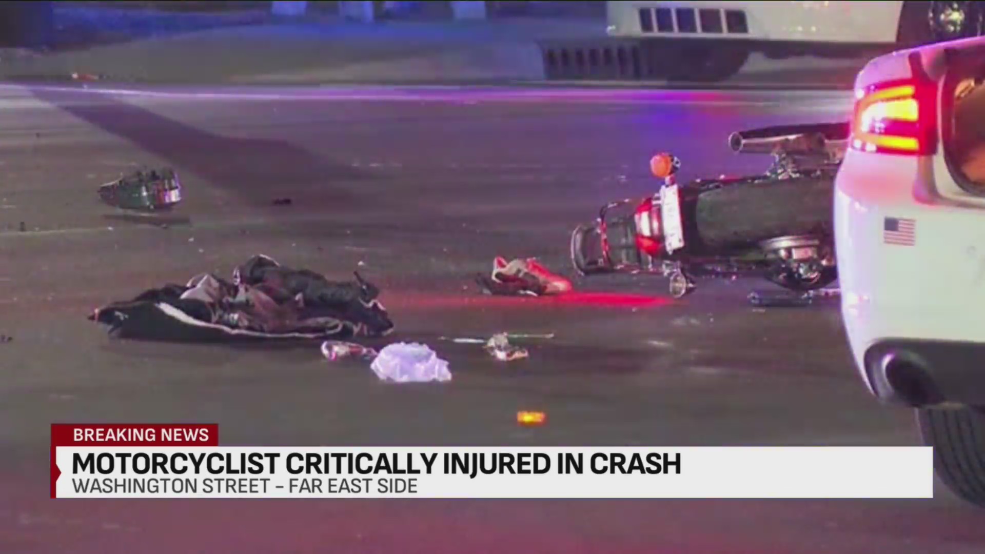 Motorcyclist critical after crash on Indy’s east side – Fox 59