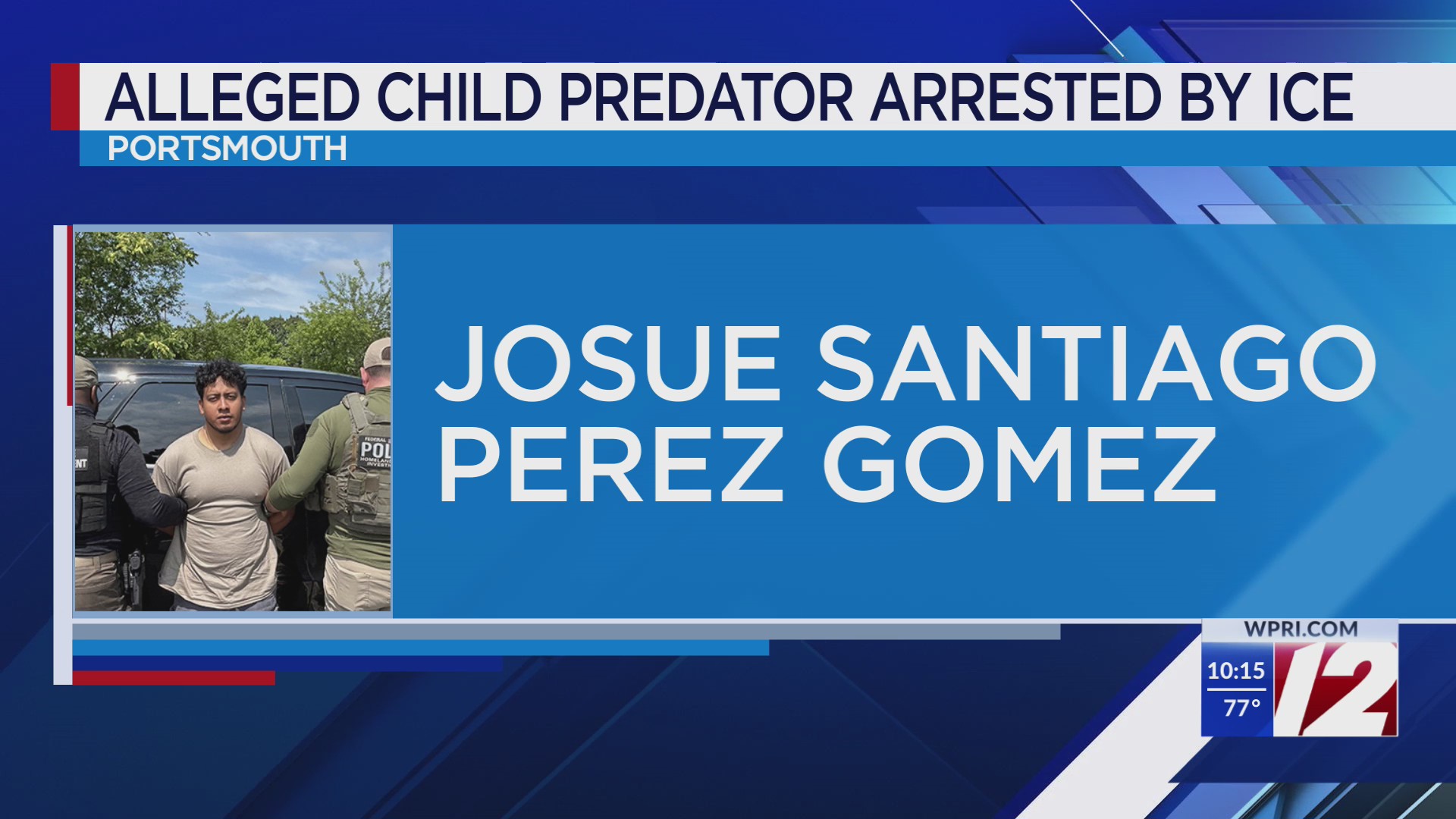 Man in ICE custody after arrest on child sex charges – WPRI.com