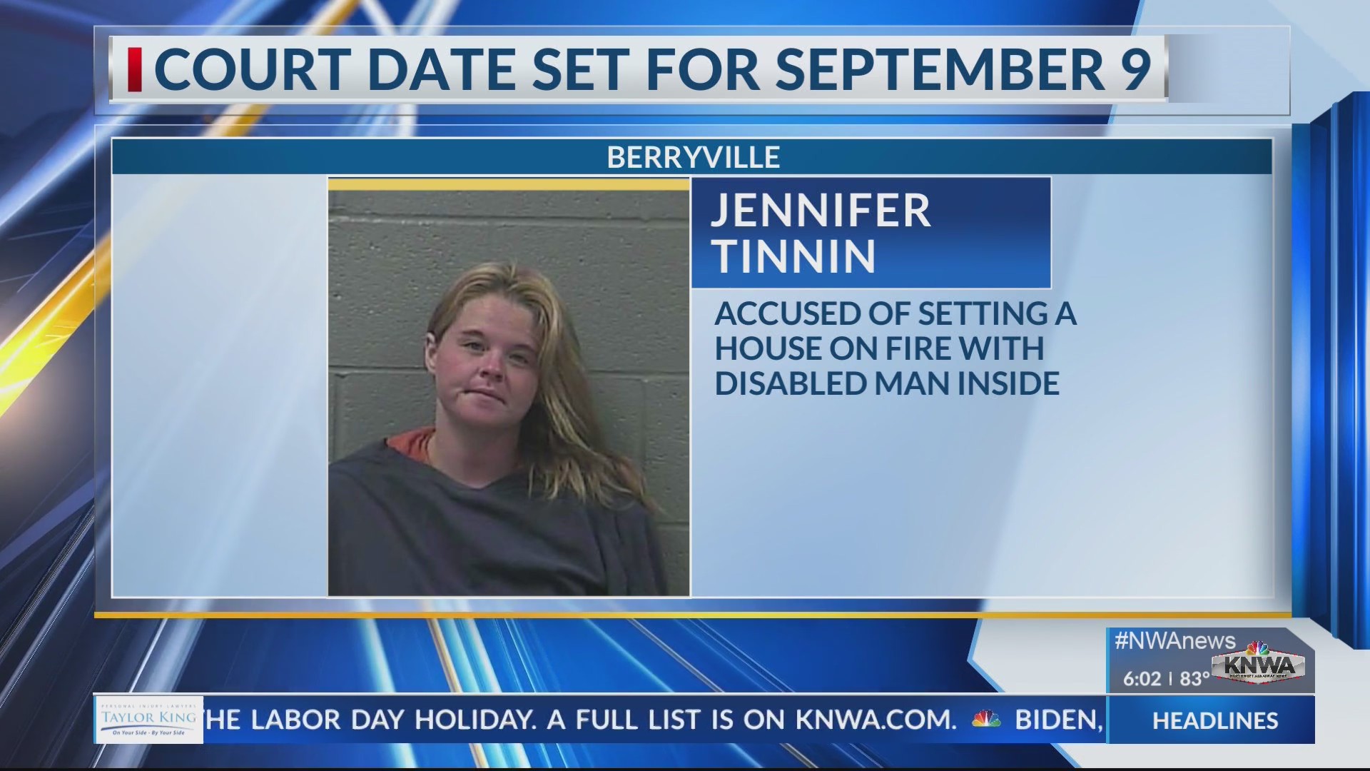 Carroll County woman accused of setting home on fire with disabled man ...
