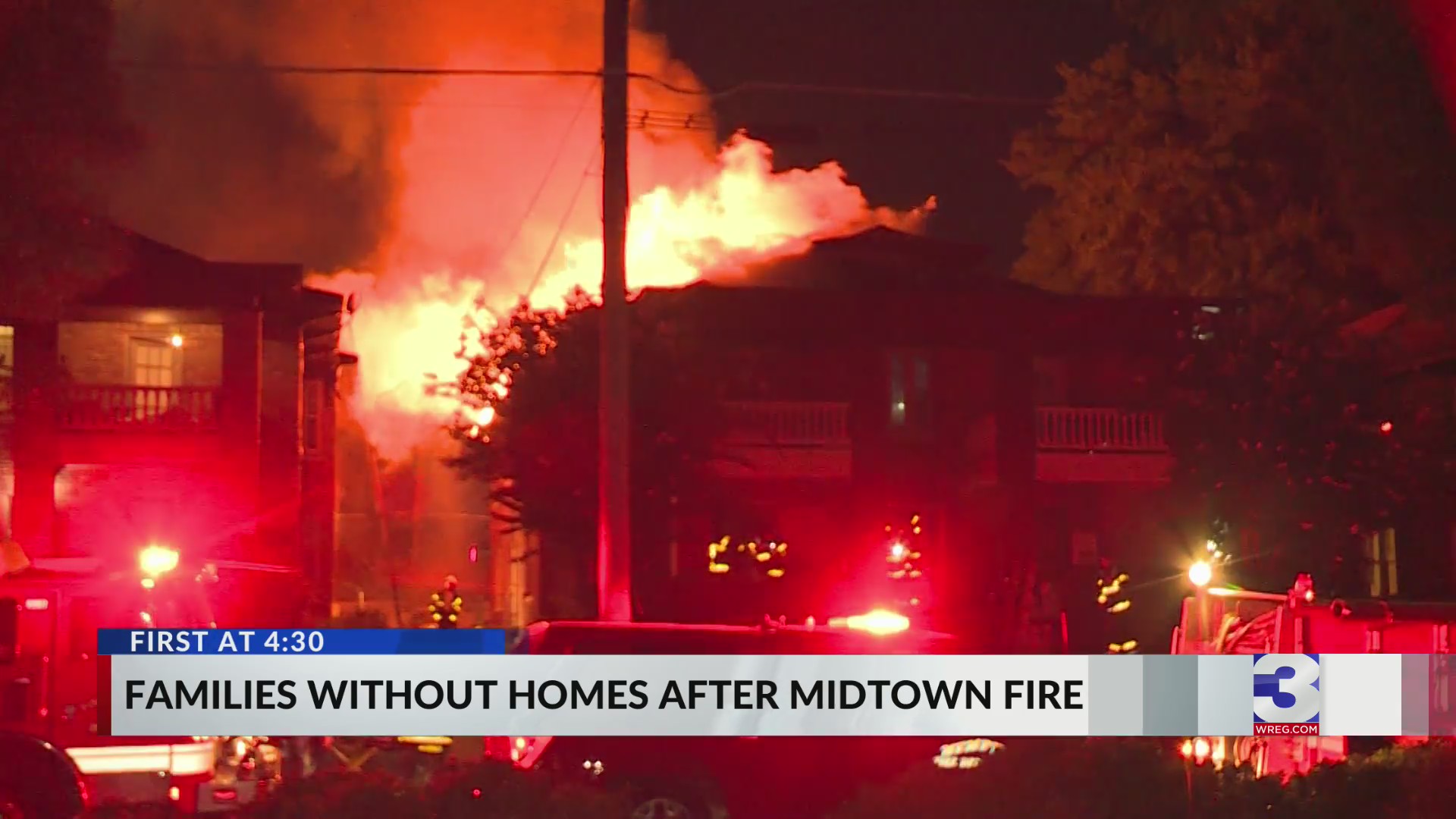 Fire breaks out overnight in Midtown apartments – WREG.com
