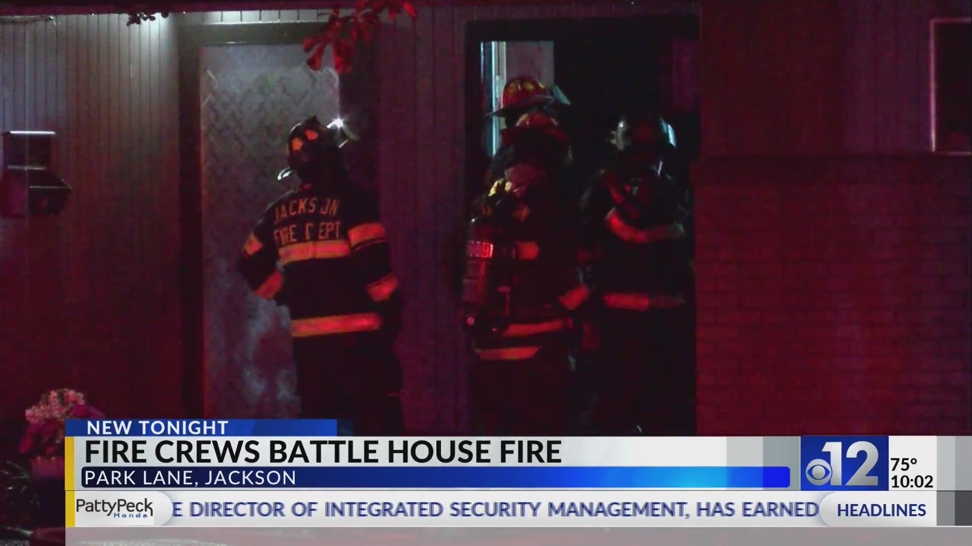 Jackson firefighters respond to house fire on Park Lane – WJTV