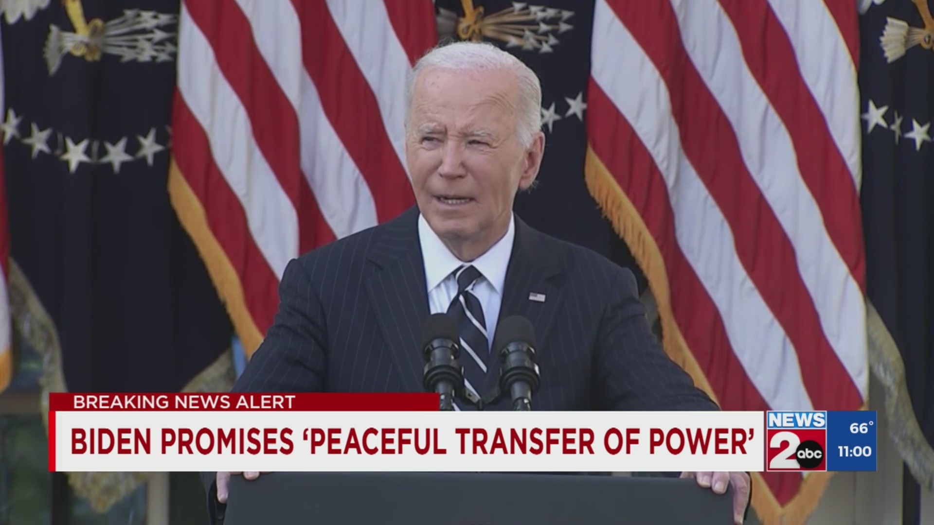 Biden promises peaceful transfer of power – WKRN News 2