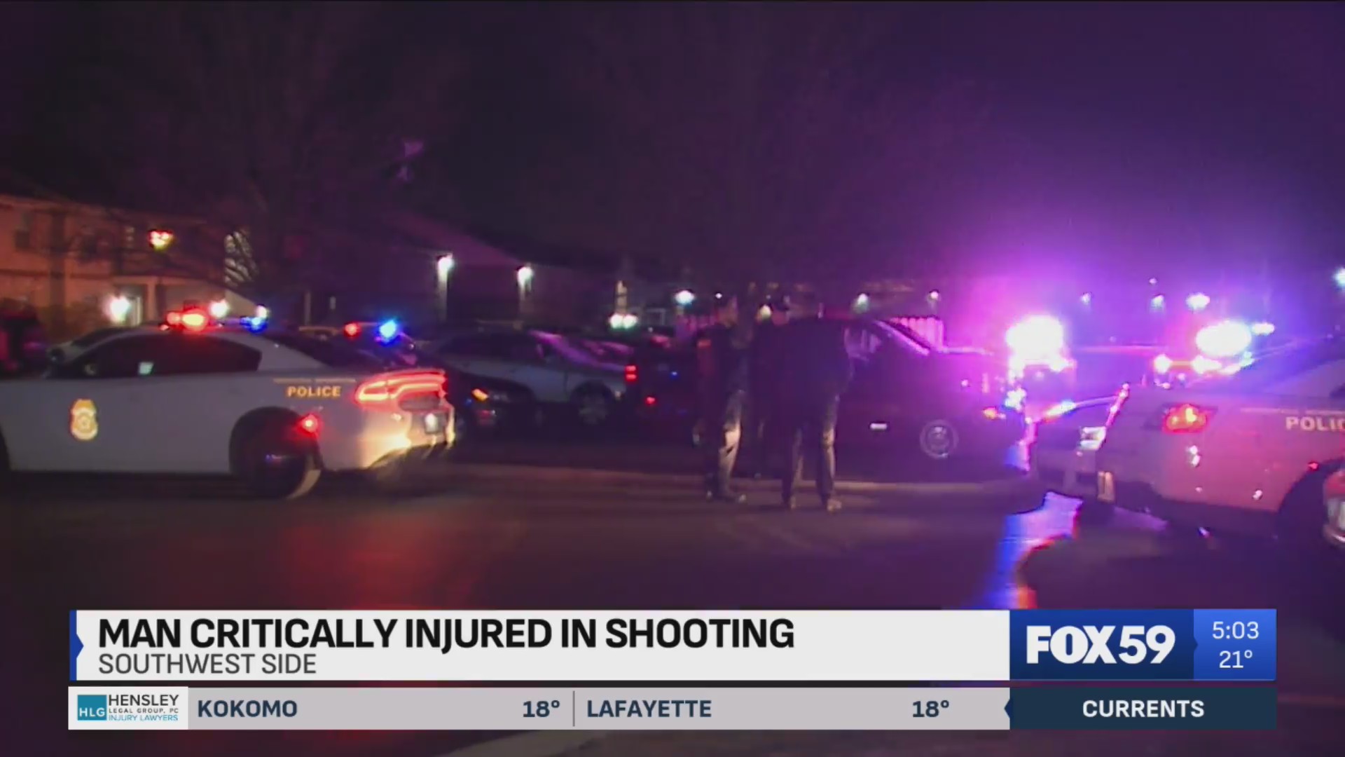 Man critically injured in shooting on southwest side of Indianapolis ...