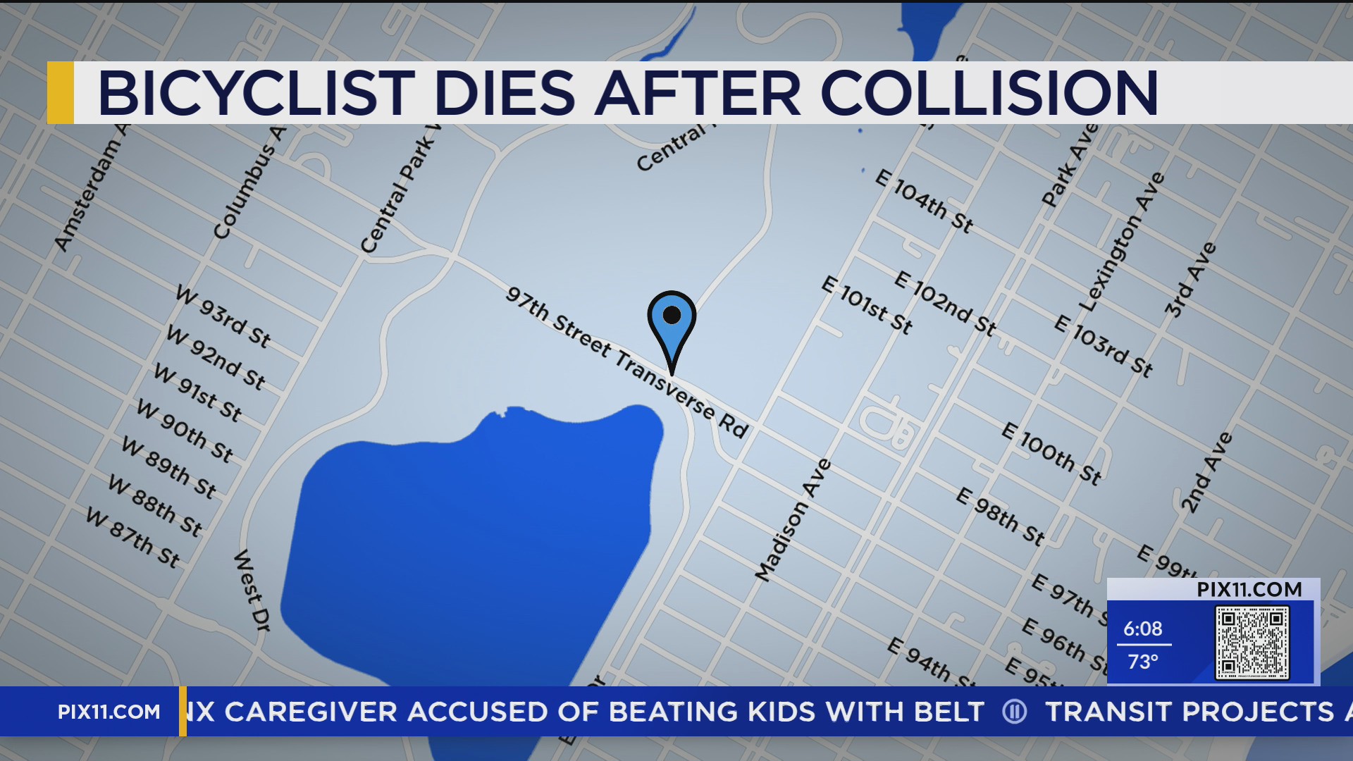 Man on bicycle killed after crashing into pedestrian in Central Park ...