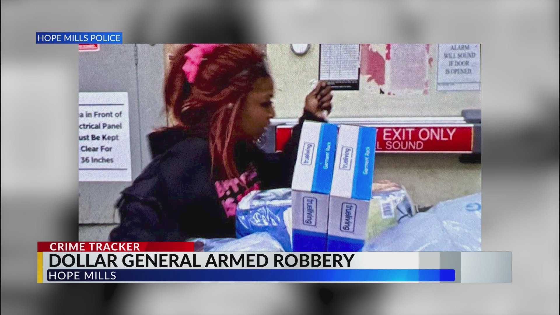 Suspect wanted in armed robbery at Hope Mills Dollar General – CBS17.com