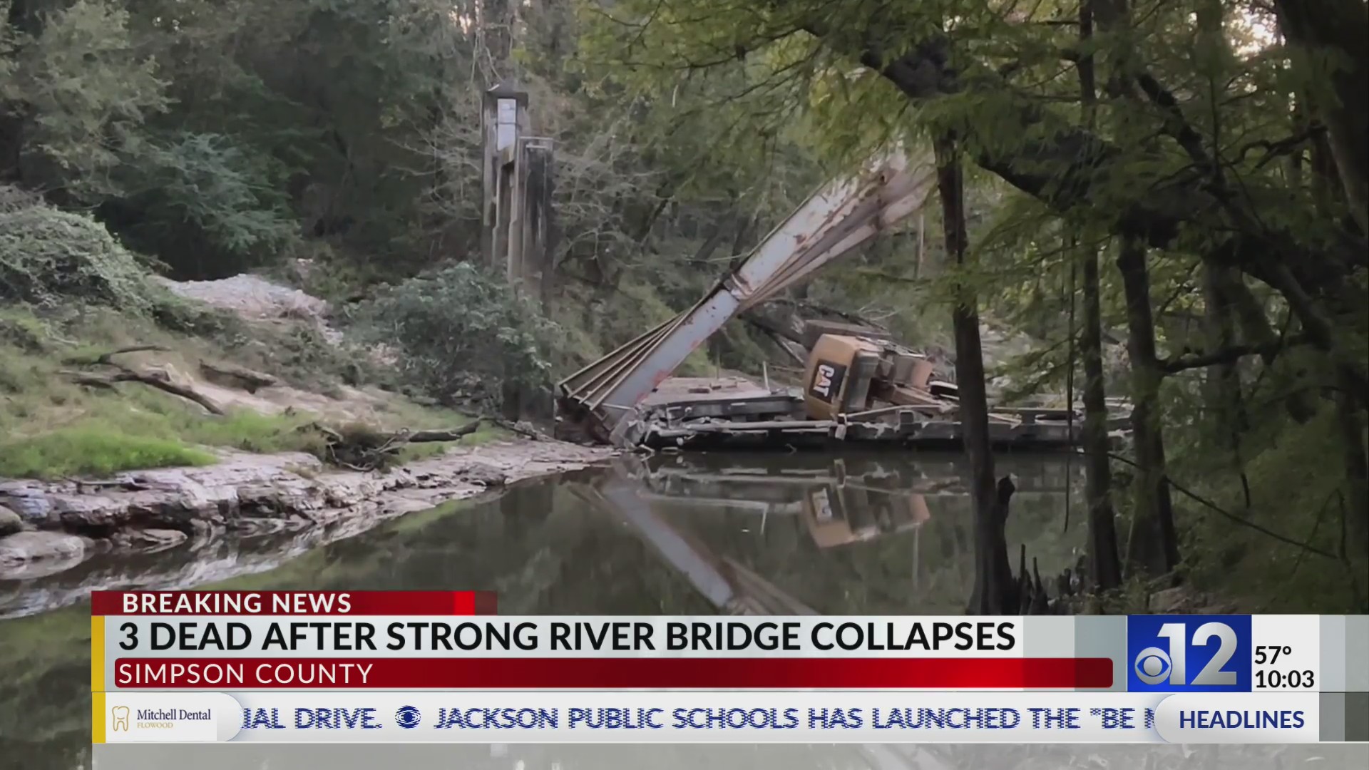 3 die after Strong River bridge collapses in Mississippi FOX31 Denver
