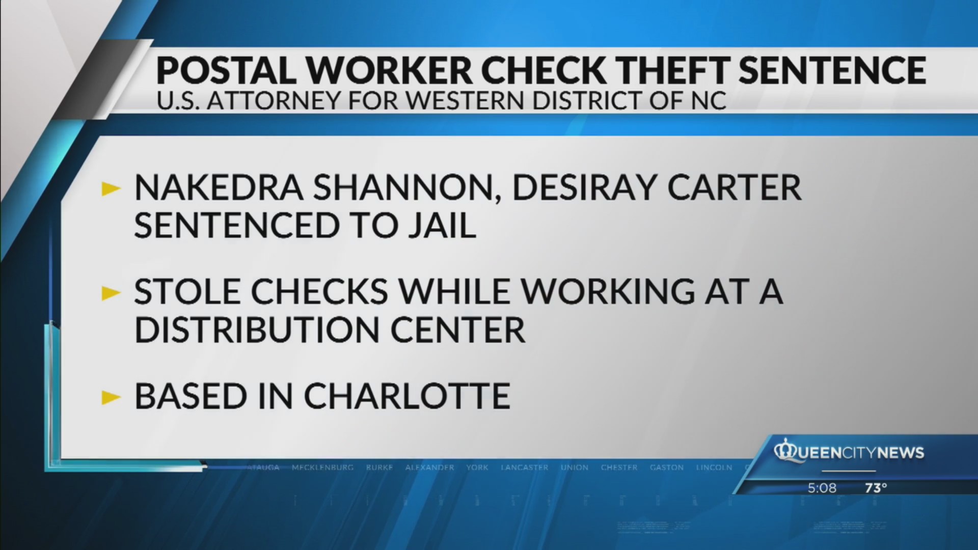 Charlotte USPS employee sentenced after stealing $24M in checks – WSPA ...