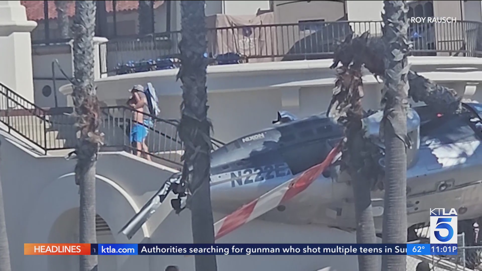 5 people injured after helicopter crashes in Huntington Beach – KTLA