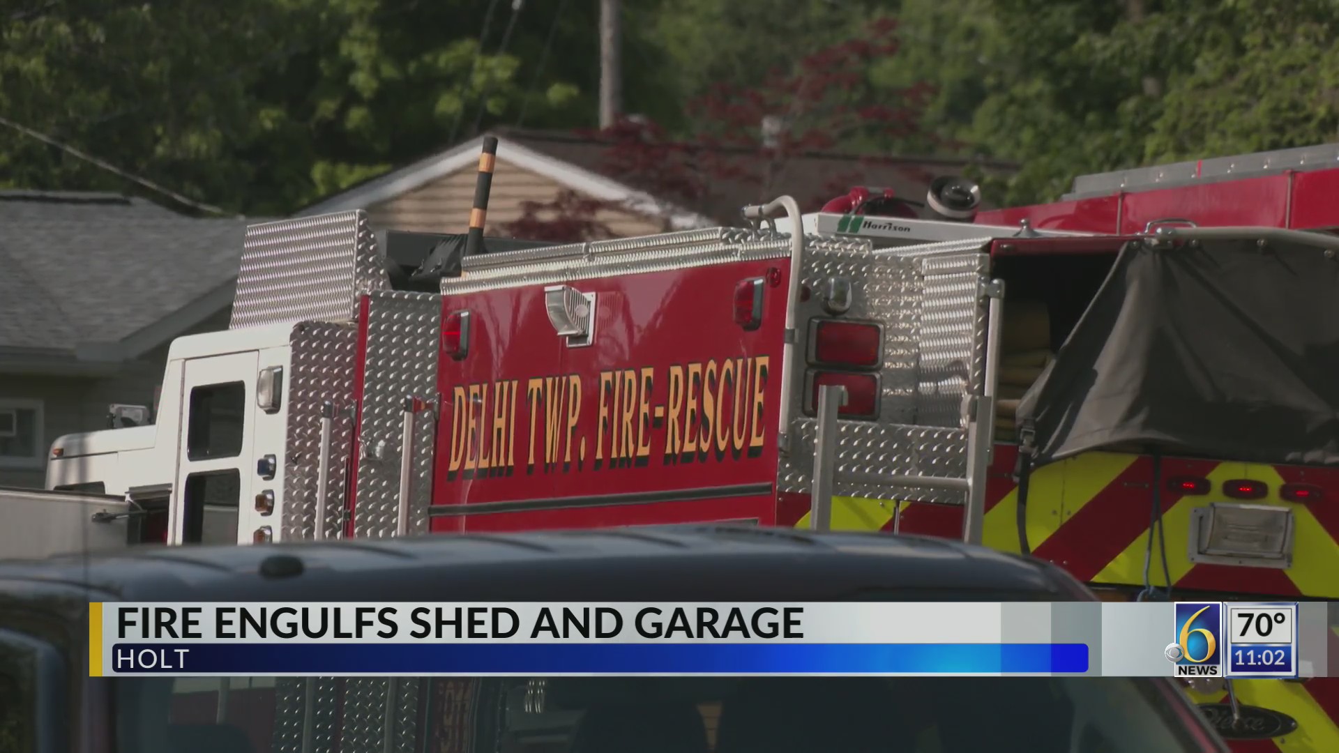Fire engulfs shed and garage – WLNS 6 News