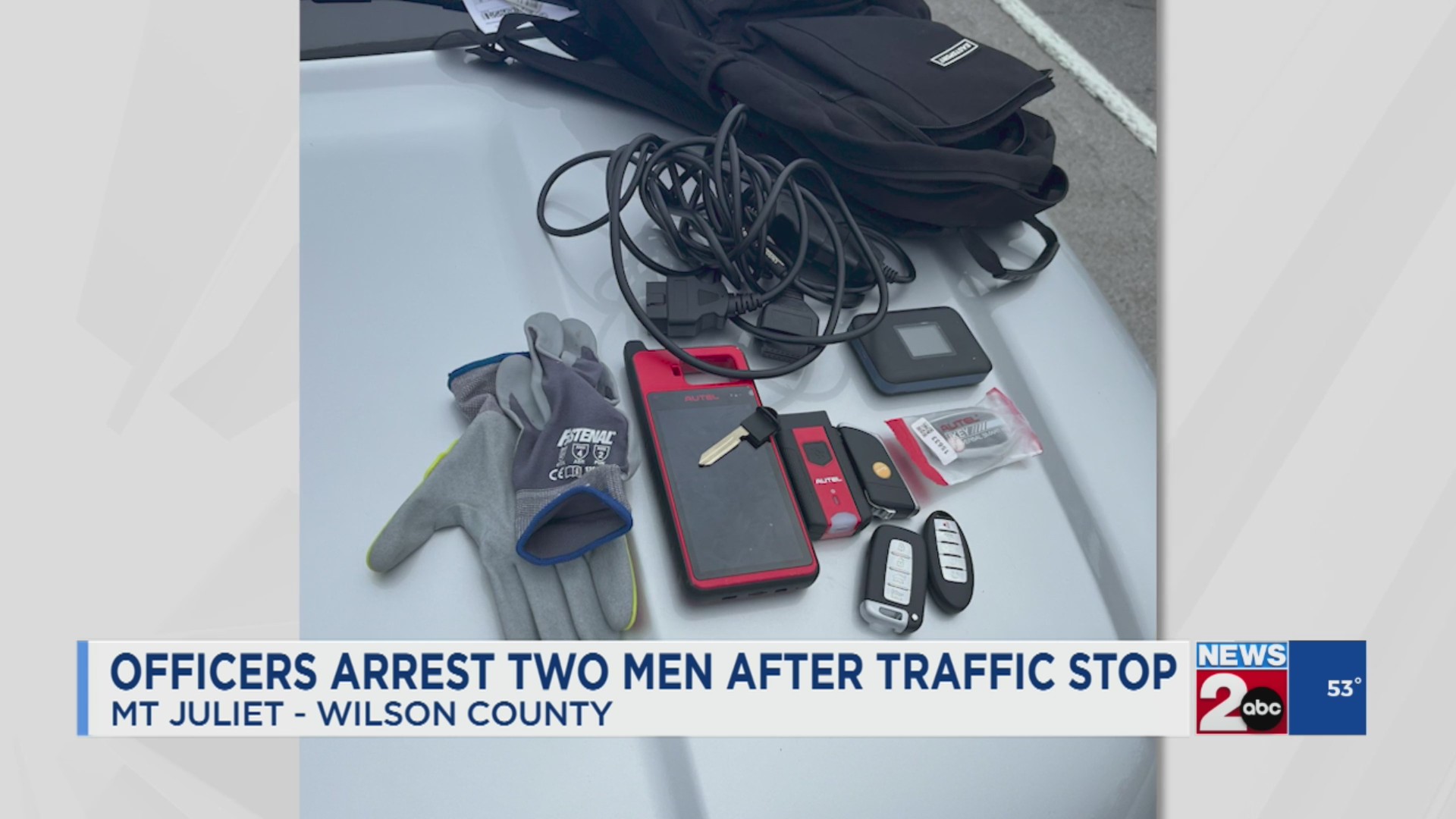 Mt. Juliet officers arrest two men after traffic stop – WKRN News 2