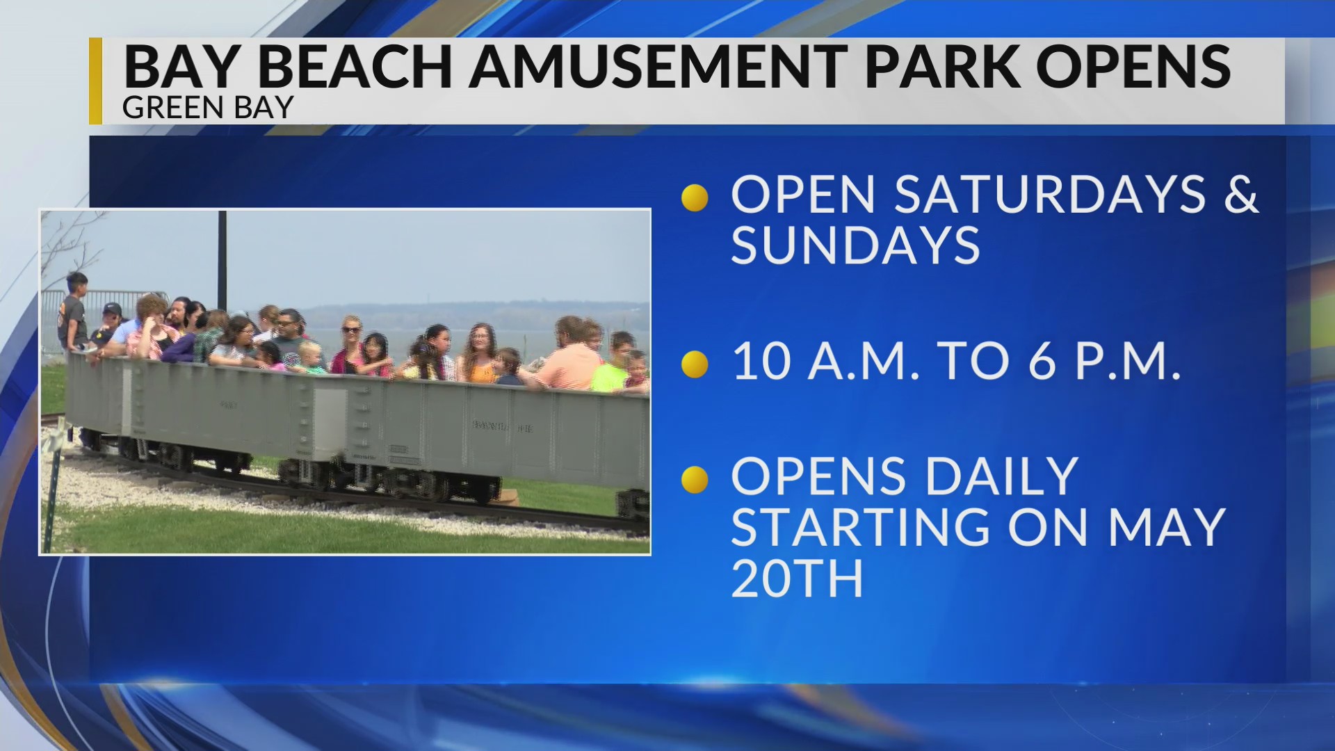 Bay Beach Amusement Park set to open with limited hours starting ...