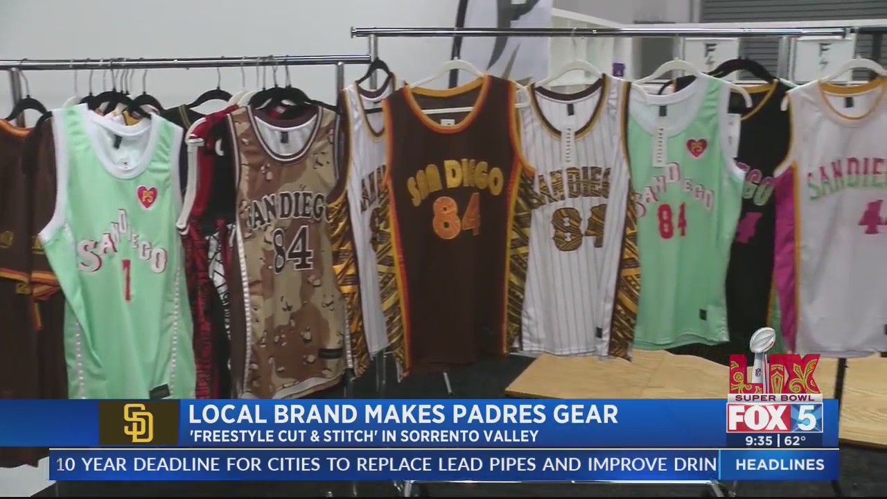 Local brand makes Padres gear in Sorrento Valley FOX 5 San Diego