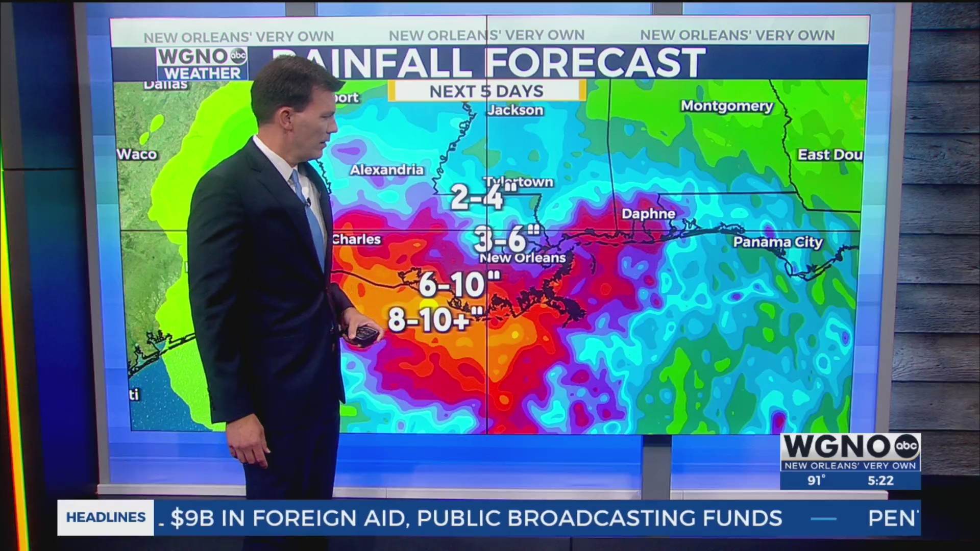 Tropical rain on the way across the northern Gulf – WGNO