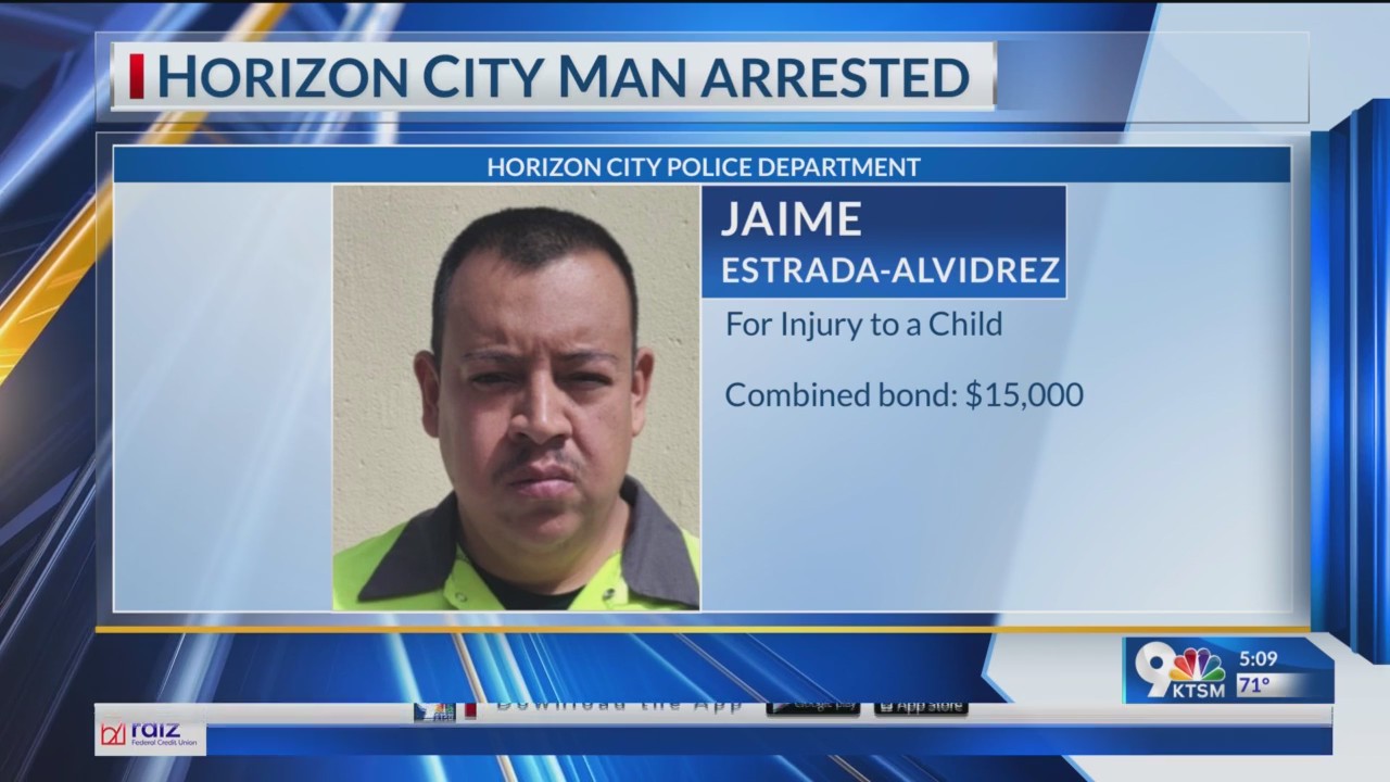 Horizon man arrested for physically assaulting child – KTSM 9 News