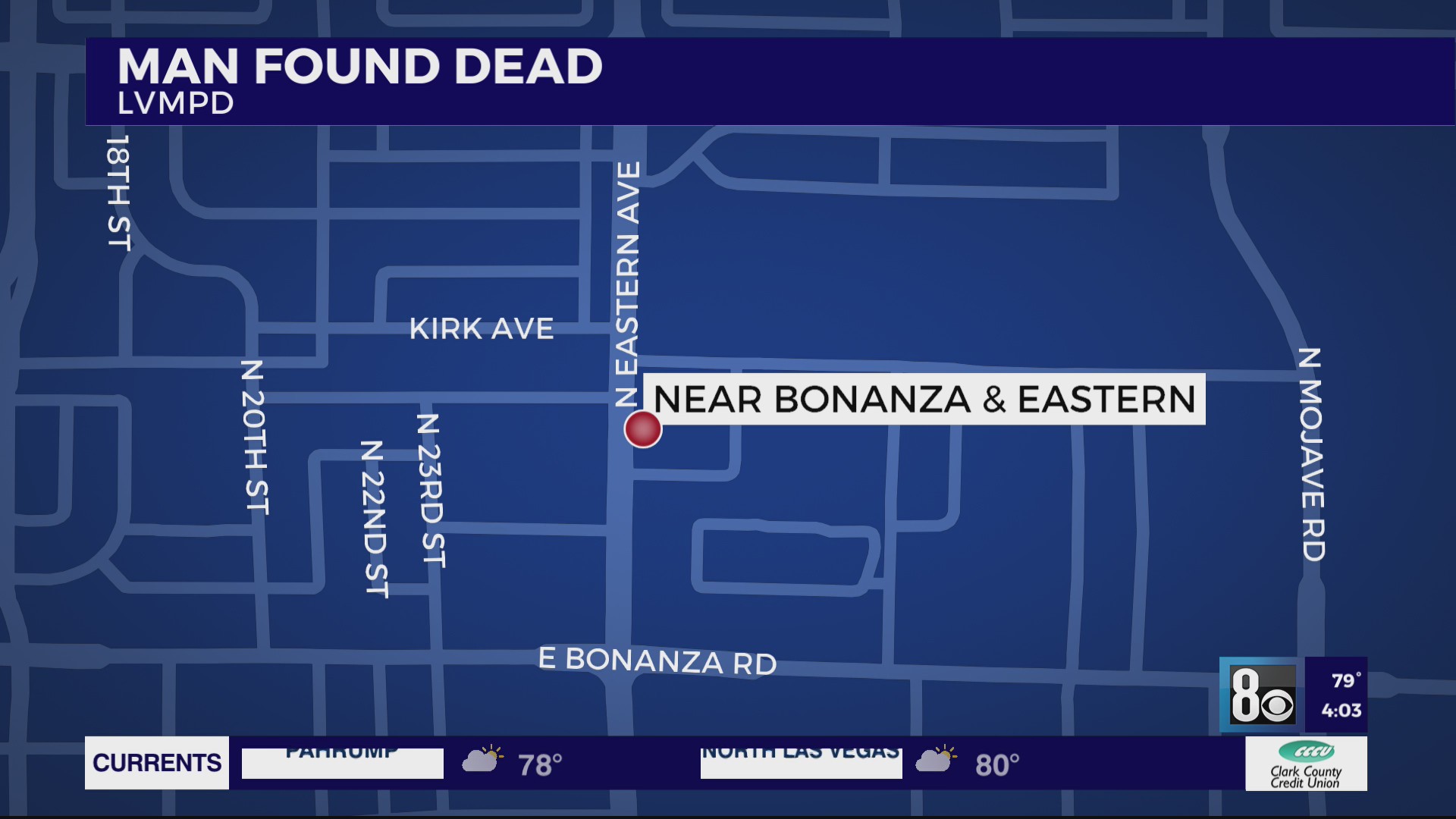 Man found dead near apartment in northeast Las Vegas valley – KLAS