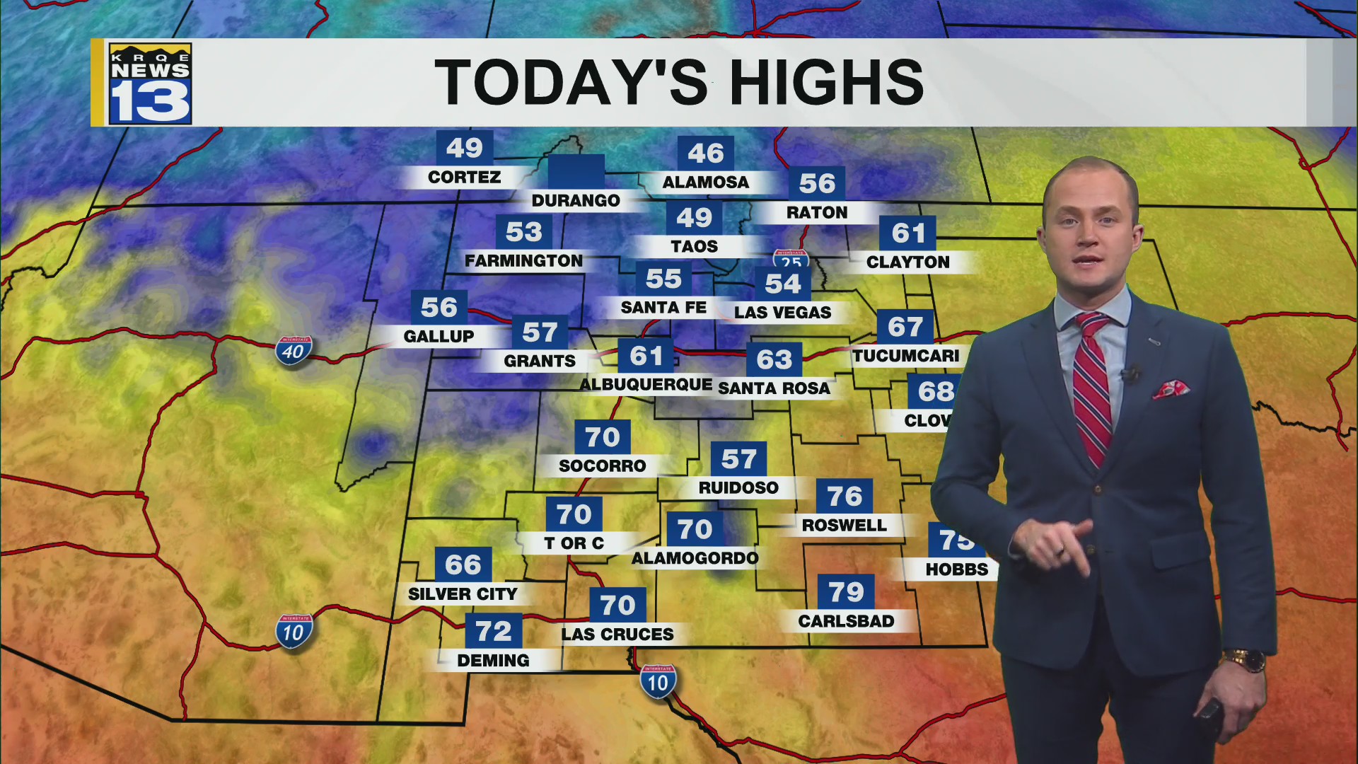 Temperatures cool off heading into the New Year – KRQE NEWS 13 ...