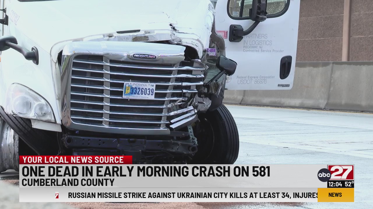 One dead in early morning crash on 581 in Cumberland County – ABC27