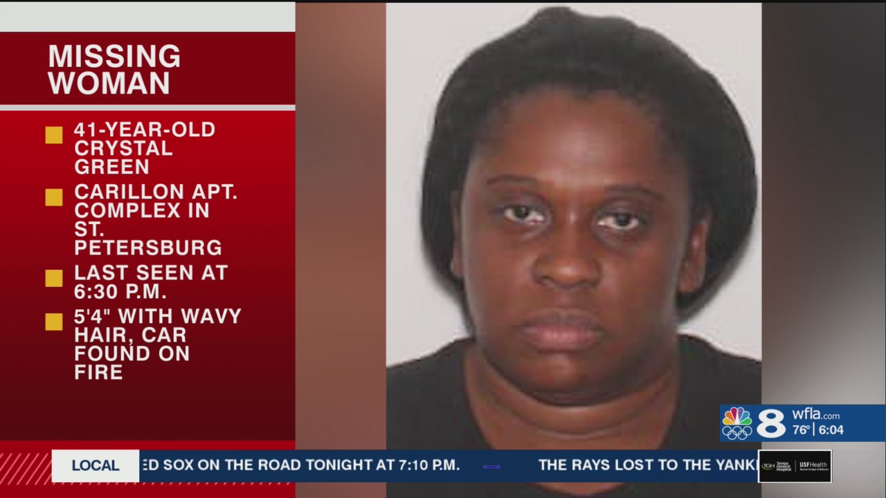 St. Pete woman missing after police find her car on fire – WFLA