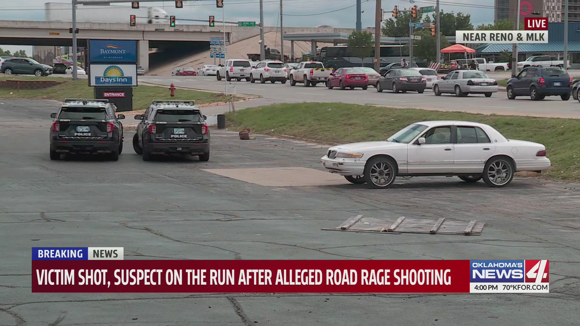 Victim shot, suspect on the run after alleged road rage shooting – KFOR ...