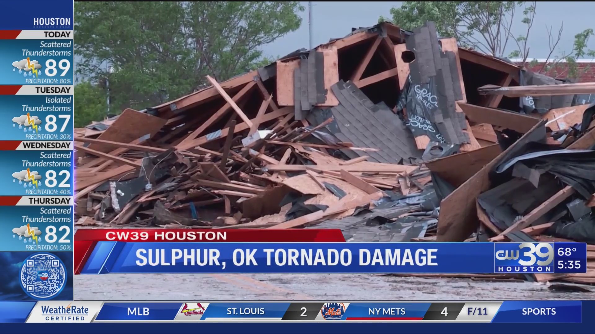 4 dead after tornadoes sweep through Oklahoma | CW39 HOUSTON – CW39 Houston
