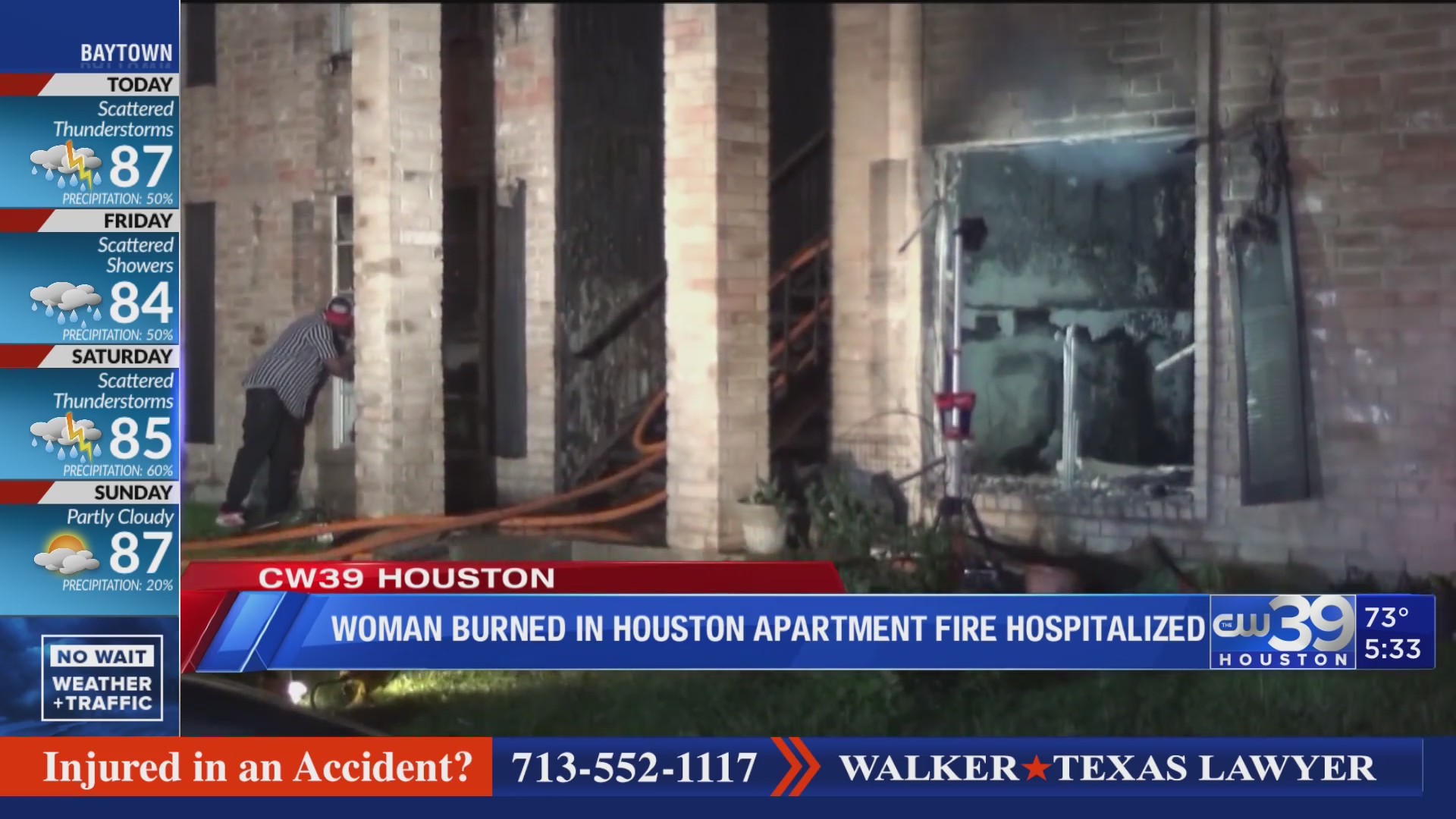 Woman burned in Shady Lane apartment fire | CW39 Houston – CW39 Houston
