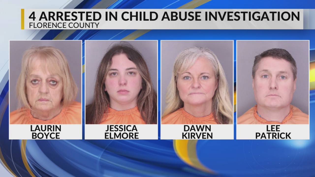 3 of 4 charged in child abuse case at Florence County day care appear ...