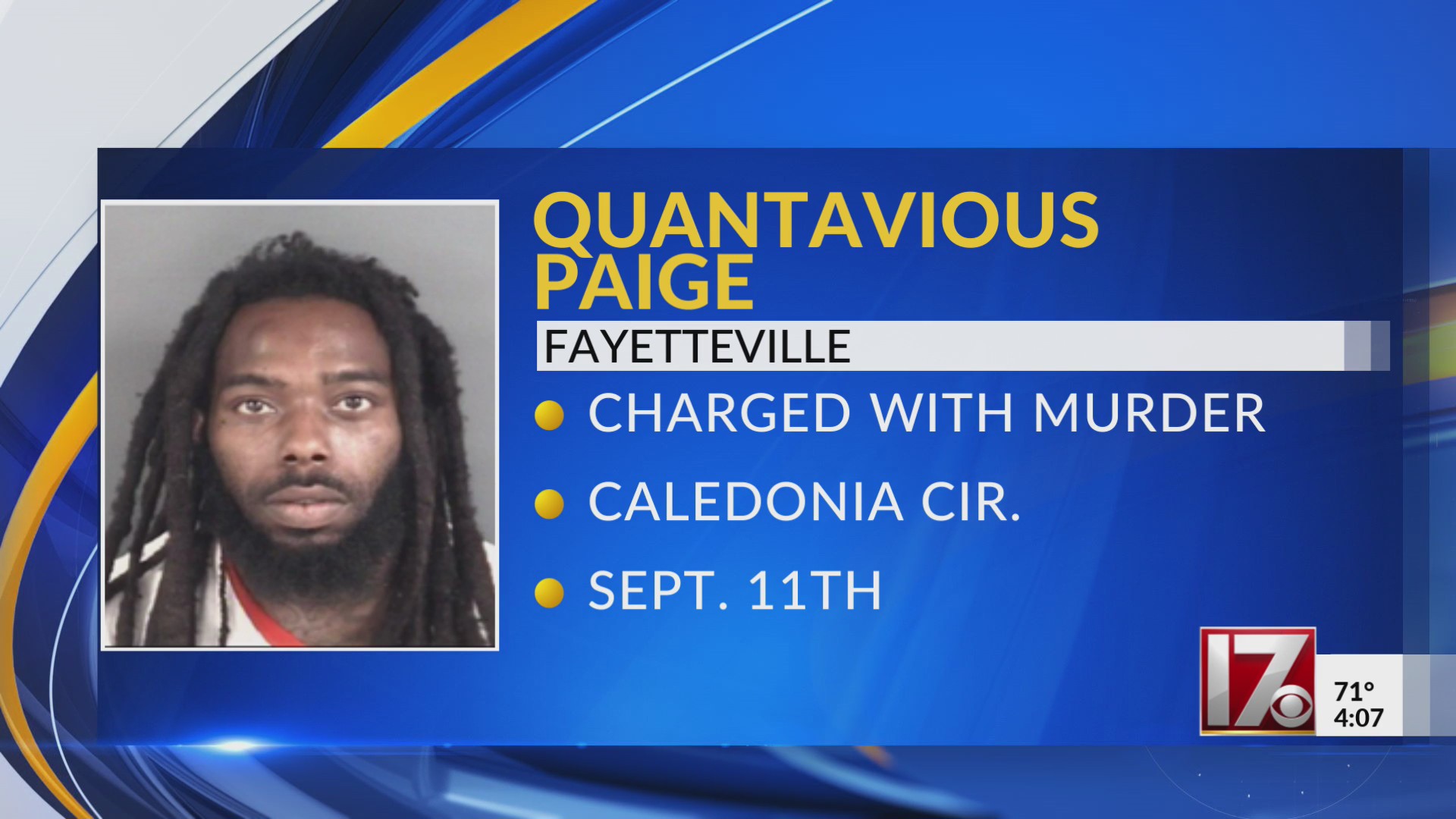 Suspect charged with murder in Fayetteville shooting – CBS17.com