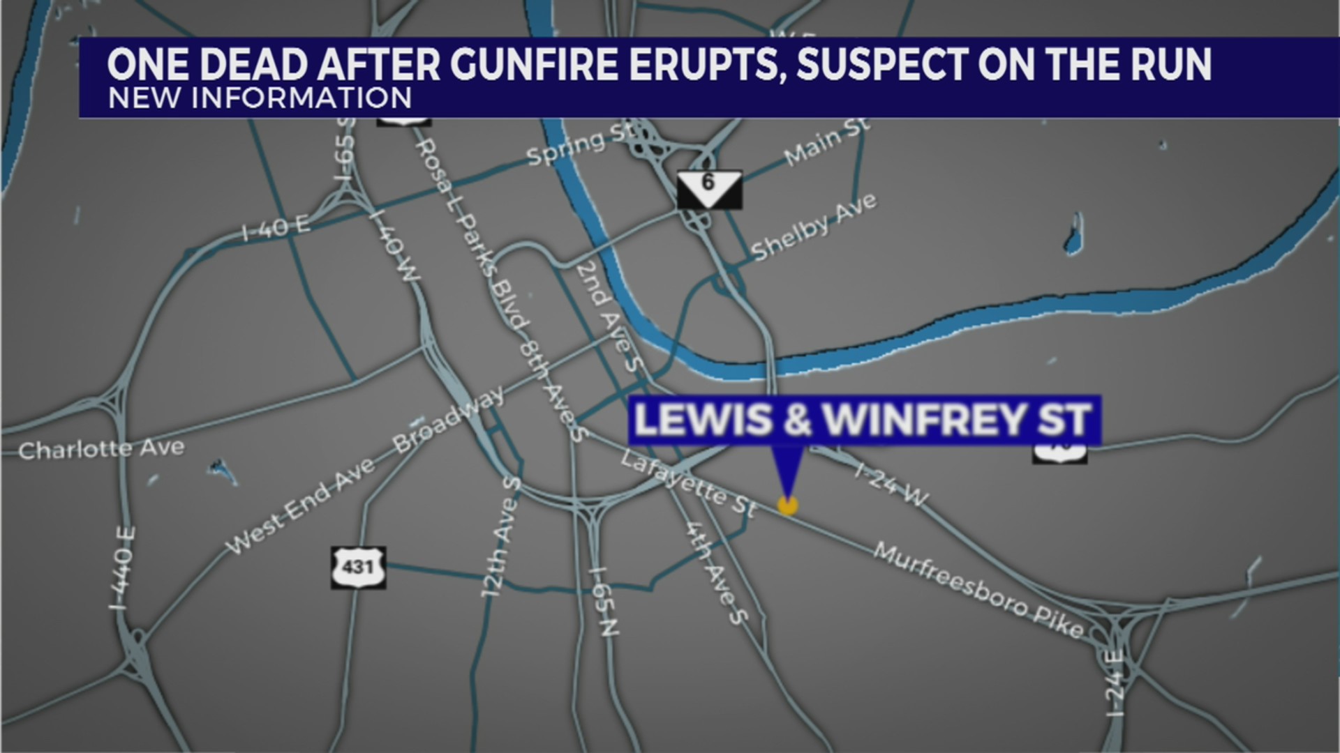 Suspect sought after deadly shooting near downtown Nashville – WKRN News 2