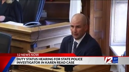 Lead investigator in Karen Read case faces duty status hearing – WPRI.com