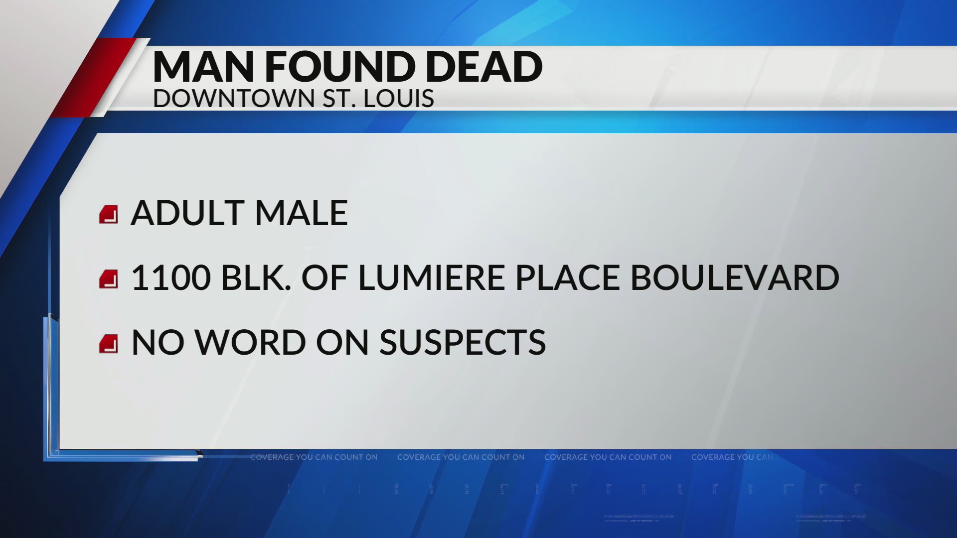 Man found dead outside Downtown St. Louis hotel – FOX 2