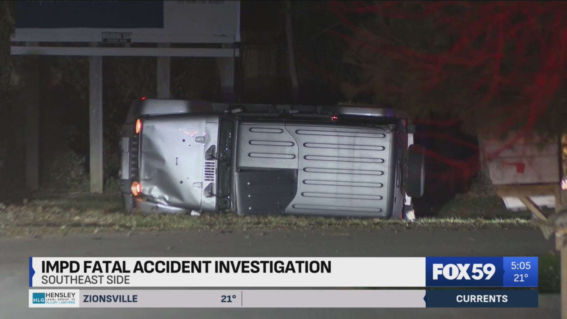 Woman dies after SUV crashes, flips on southeast side – Fox 59