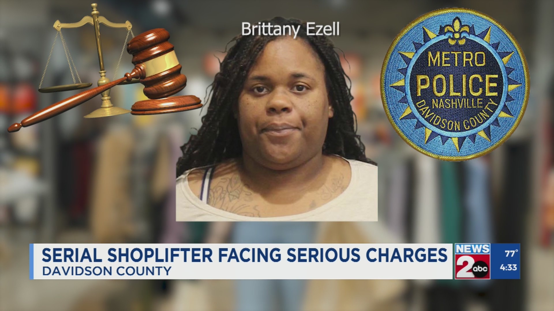 Serial shoplifter facing numerous charges in Davidson County – WKRN News 2