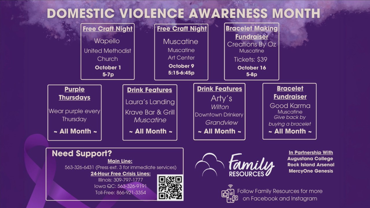 Family Resources offers support for Domestic Violence Awareness Month ...