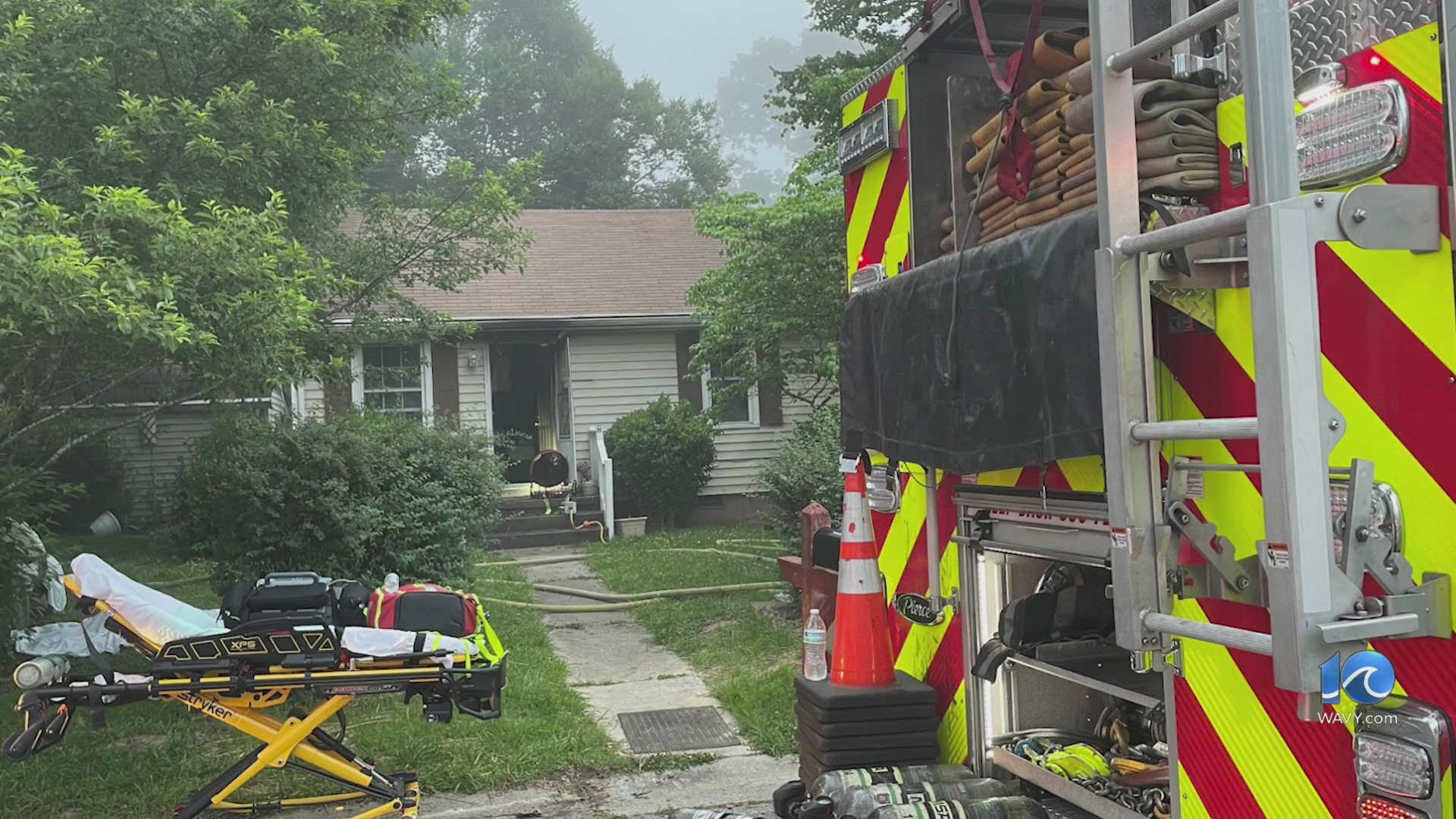 House fire in York leaves 3 people with non lifethreatening injuries