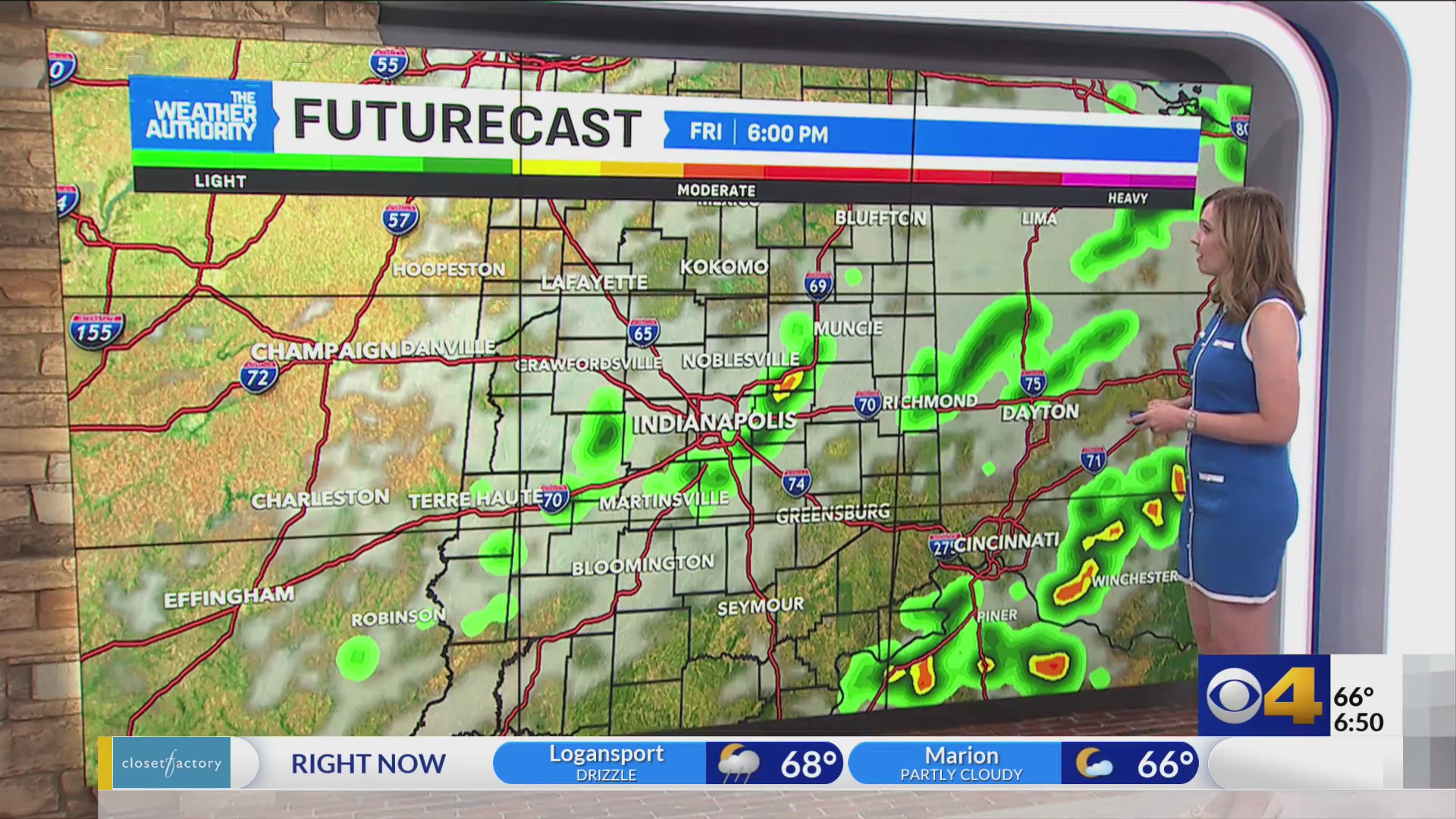 Hit-and-miss showers today; turning much cooler – Fox 59