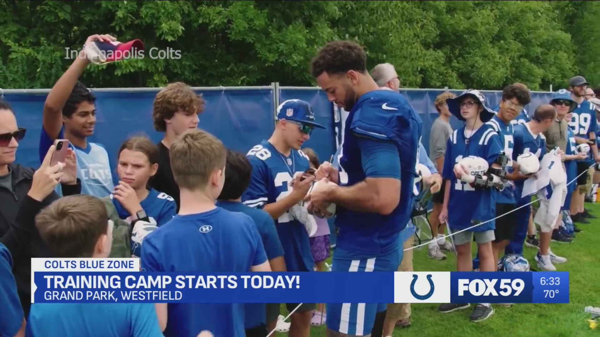 Colts open training camp in Westfield – Fox 59