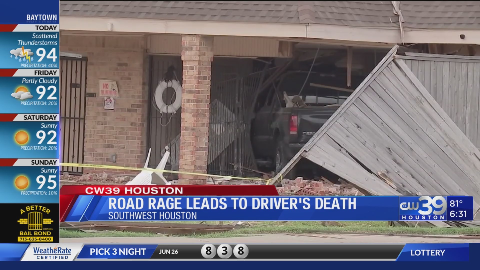 Road rage leads to a driver’s death in southwest Houston – CW39 Houston