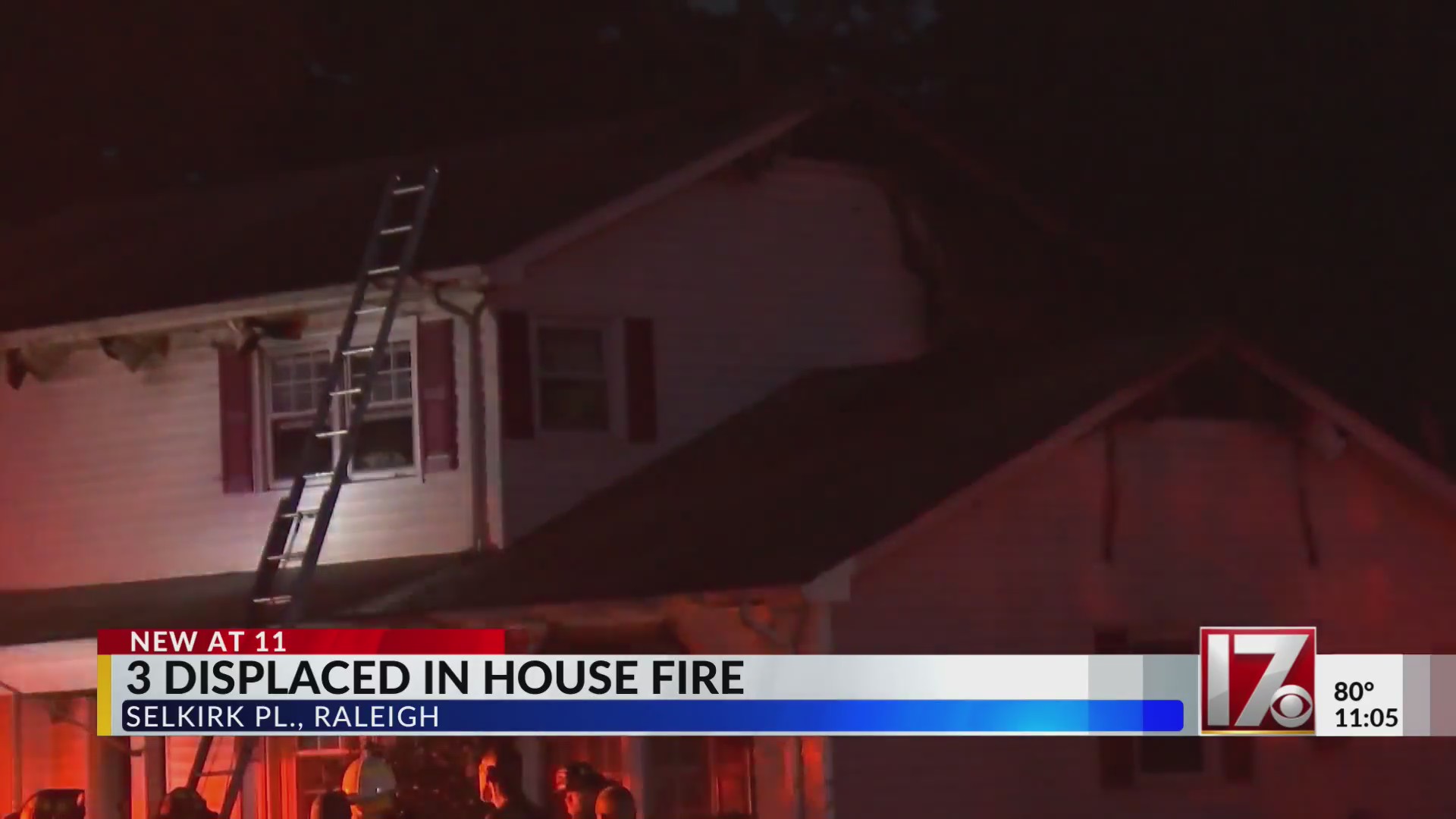 3 displaced by Raleigh house fire – CBS17.com