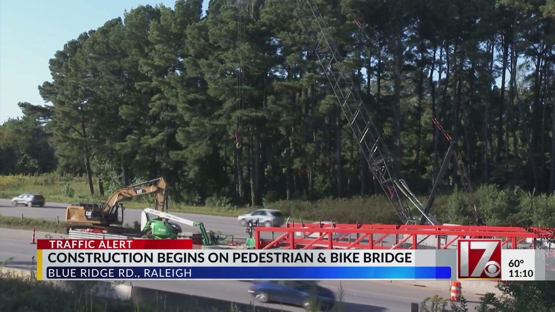 New Raleigh pedestrian bridge being built – CBS17.com